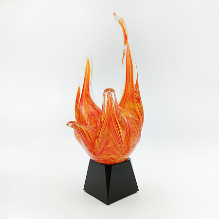 Награда «Факел» из цветного хрусталя