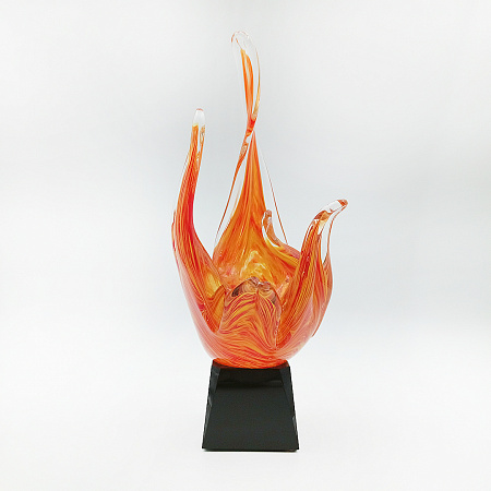 Награда «Факел» из цветного хрусталя